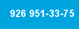 926 951-33-75 926 951-33-75